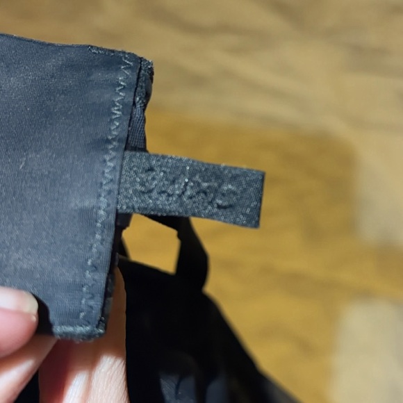 SKIMS Sheer Black Mesh Bra - Picture 2 of 4